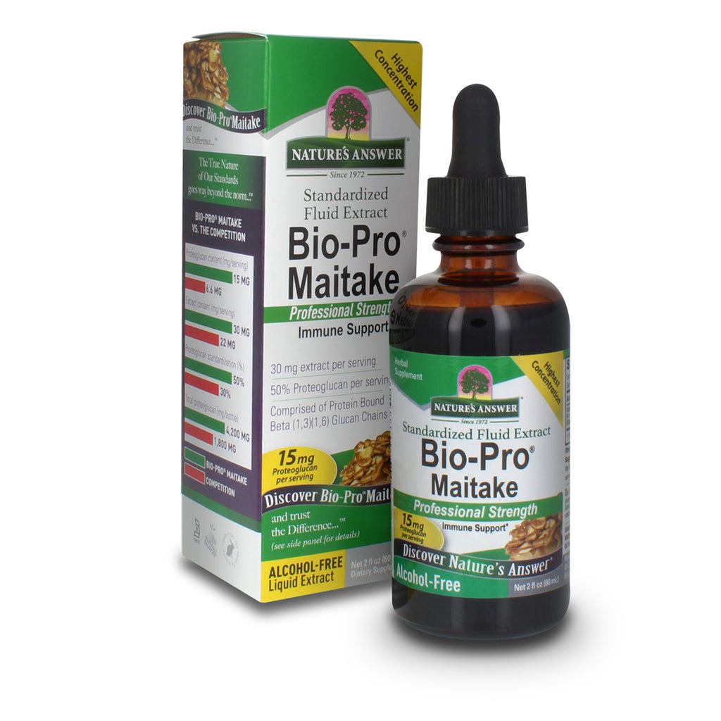Maitake alcoholvrije tinctuur 60ml Green Vitality Kaardeshop Nature's Answer