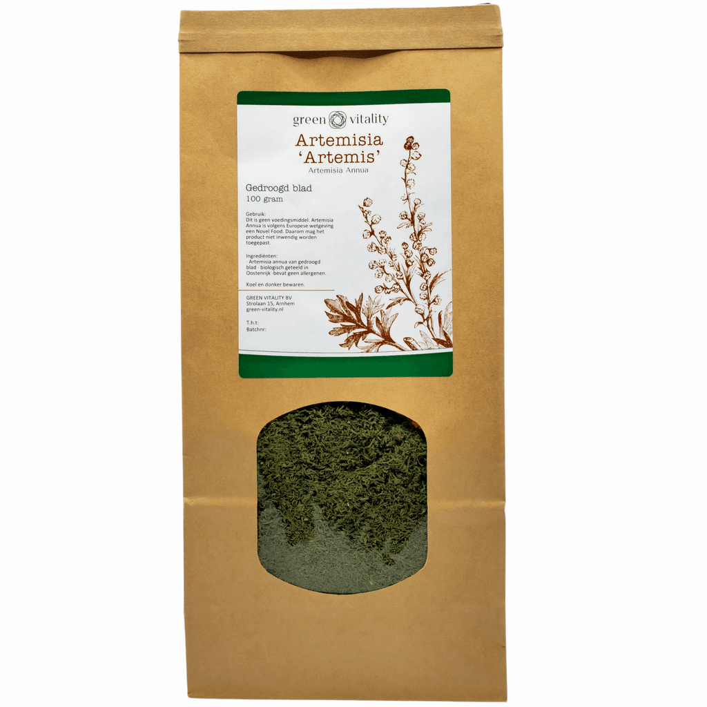 Green Vitality Artemisia Annua Artemis Gedroogd blad Kaardeshop 100gr